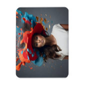 Magnet Flexible Femme de mode art (Vertical)