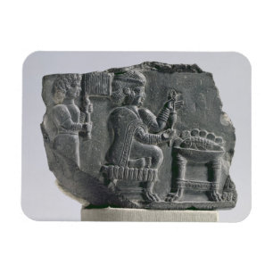 Magnet Flexible Femme d'Elamite tournant, Néo--Elamite période,