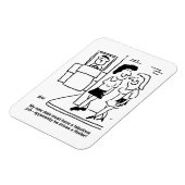 Magnet Flexible Femme en attente de rencontrer un rendez-vous qui  (Côté Gauche)