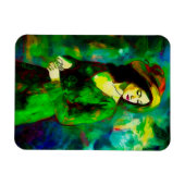 Magnet Flexible Femme en Casquette (Horizontal)