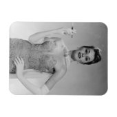 Magnet Flexible Femme en robe (Horizontal)