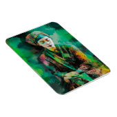 Magnet Flexible Femme en vert (Côté Droit)