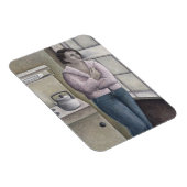 Magnet Flexible Femme Fumer 1996 (Côté Droit)