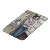 Magnet Flexible Femme Fumer 1996 (Côté Gauche)