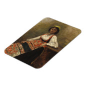 Magnet Flexible Femme italienne (La Morieri) par Corot (Côté Gauche)