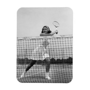Magnet Flexible Femme jouant au tennis