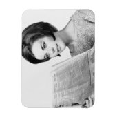 Magnet Flexible Femme Lecture journal (Vertical)