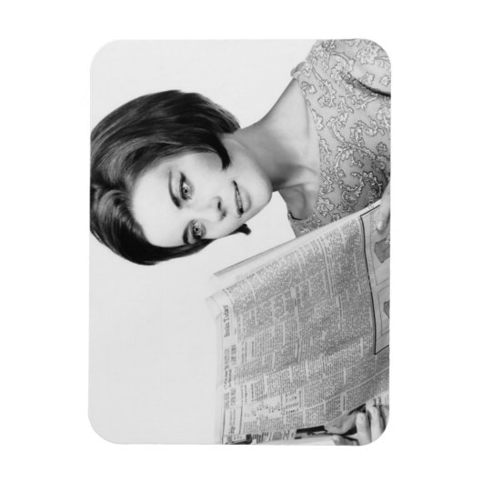 Magnet Flexible Femme Lecture journal (Vertical)