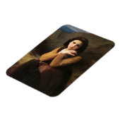 Magnet Flexible Femme Mignonne de Jeune Femme par Bouguereau (Côté Gauche)