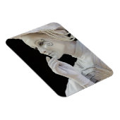 Magnet Flexible Femme mime dans la rue (Côté Droit)