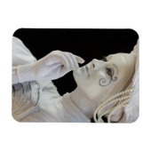 Magnet Flexible Femme mime dans la rue (Horizontal)