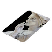 Magnet Flexible Femme mime dans la rue (Côté Gauche)