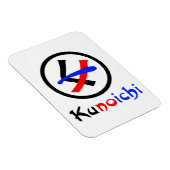 Magnet Flexible Femme Ninja Kunoichi く ノ 一 (Côté Droit)