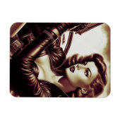 Magnet Flexible Femme Rétro Pulp (Horizontal)