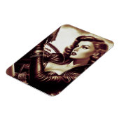 Magnet Flexible Femme Rétro Pulp (Côté Gauche)