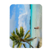 Magnet Flexible Femme sous un aimant rectangle de palmier (Vertical)