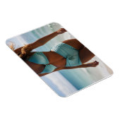 Magnet Flexible Femme sur la plage (Côté Droit)