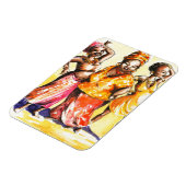 Magnet Flexible Femmes dansantes (Côté Gauche)