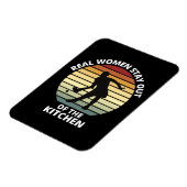 Magnet Flexible Femmes de pickleball drôle vintage (Côté Gauche)