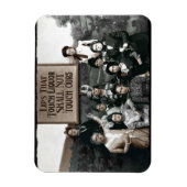 Magnet Flexible Femmes d'interdiction (Vertical)