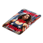 MAGNET FLEXIBLE FEMMES POUR TRUMP (Côté Gauche)