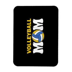 Magnet Flexible Femmes Volleyball Maman Chemise Jeu Jour Joueur am