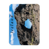 Magnet Flexible Fenêtre de lave à Dimmuborgir, région de Myvatn - (Vertical)