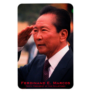 Magnet Flexible Ferdinand Marcos, Dixième Président des Philippine