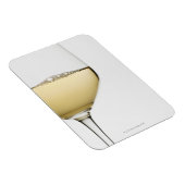 Magnet Flexible Fermer le verre de vin blanc sur blanc (Côté Droit)