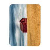 Magnet Flexible Fermes | Vielle grange rouge (Vertical)