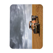 Magnet Flexible Fermes | Vieux camion en campagne (Vertical)