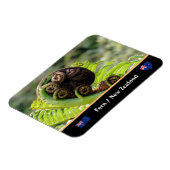 Magnet Flexible Ferne dépliante, Nouvelle-Zélande, Sauvage (Côté Gauche)
