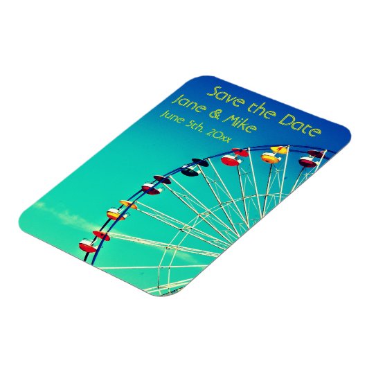 Magnet Flexible Ferris Wheel Enregistrer la date (Côté Gauche)