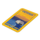 Magnet Flexible Ferry and Mountains - Victoria, C.-B. Canada (Côté Gauche)