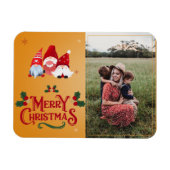 Magnet Flexible Festif Joyeux Noël Keepsaké Photo (Horizontal)