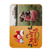 Magnet Flexible Festif Joyeux Noël Keepsaké Photo (Vertical)