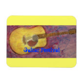 Magnet Flexible Festival de guitare (Horizontal)