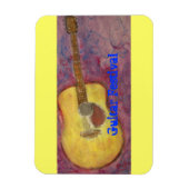 Magnet Flexible Festival de guitare (Vertical)