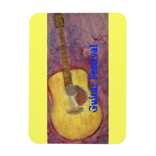 Magnet Flexible Festival de guitare (Vertical)