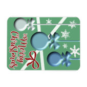 Magnet Flexible Festive Christmas Tree Holiday Greeting Card (Horizontal)