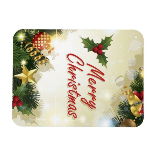 Magnet Flexible Festive Joyeux Noël (Horizontal)