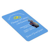 Magnet Flexible Fête Anniversaire Stateroom Porte Marker Bleu (Côté Droit)