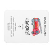 Magnet Flexible Fête d'anniversaire minimaliste moderne (Horizontal)