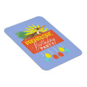 Magnet Flexible Fête d'anniversaire préhistorique Ptérodactyle (Côté Droit)