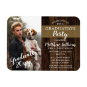 Magnet Flexible Fête de graduation photo Woodsy robuste (Horizontal)