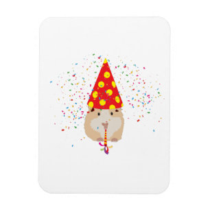Magnet Flexible Fête de hamster - Animaux ayant une fête