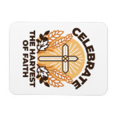 Magnet Flexible Fête de la récolte de la foi - Art inspirant (Horizontal)