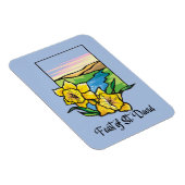 Magnet Flexible Fête de la Saint-David Jonquilles (Côté Droit)