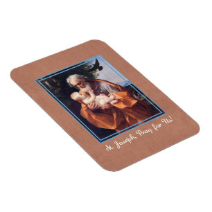 Magnet Flexible Fête de la Saint-Joseph avec l'Enfant Jésus