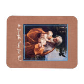 Magnet Flexible Fête de la Saint-Joseph avec l'Enfant Jésus (Horizontal)